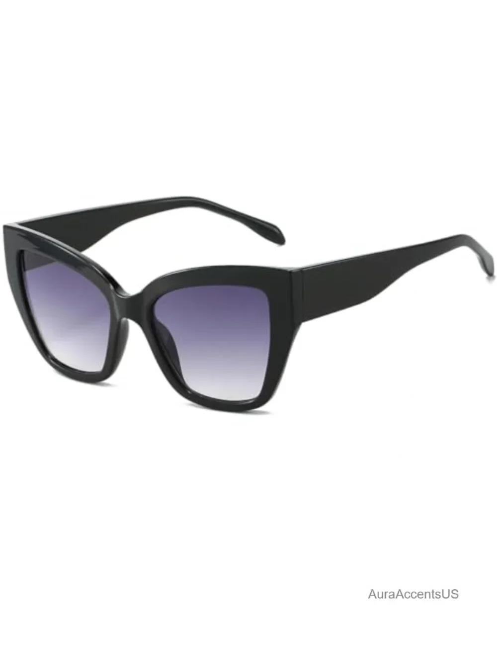 Oversized Cat Eye Sunglasses UV400 Full-Frame Retro Women's Big Shades